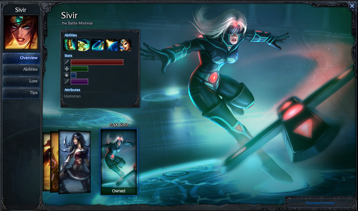 Skins for League of Legends.