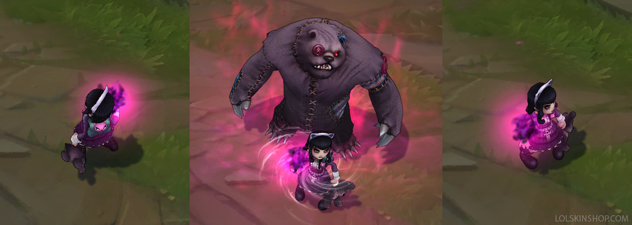 goth annie skin for league of legends ingame picture