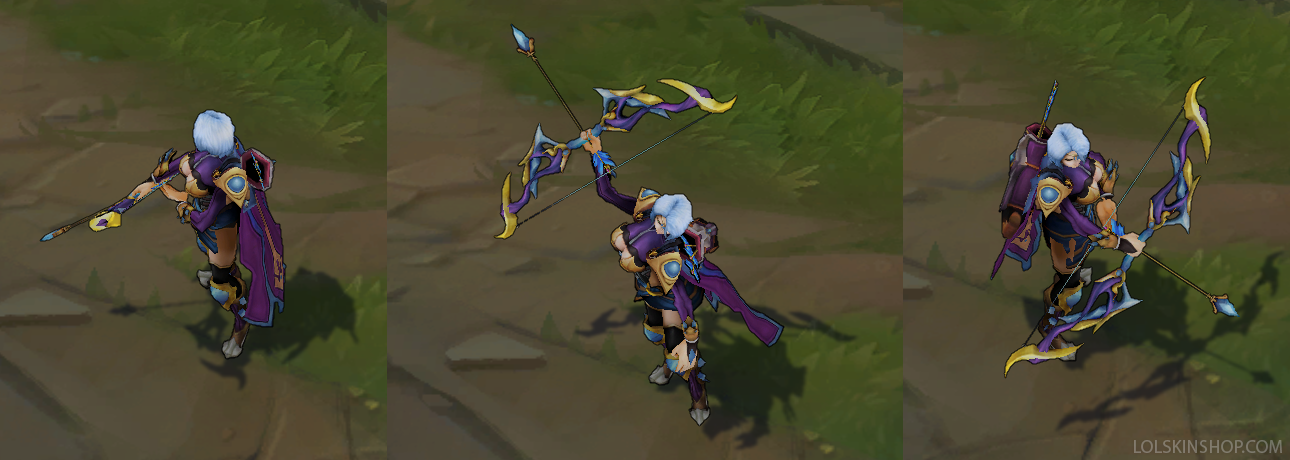 Amethyst Ashe skin for league of legends ingame picture.
