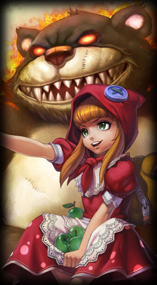 Red Riding Annie skin for League of Legends ingame picture splash art