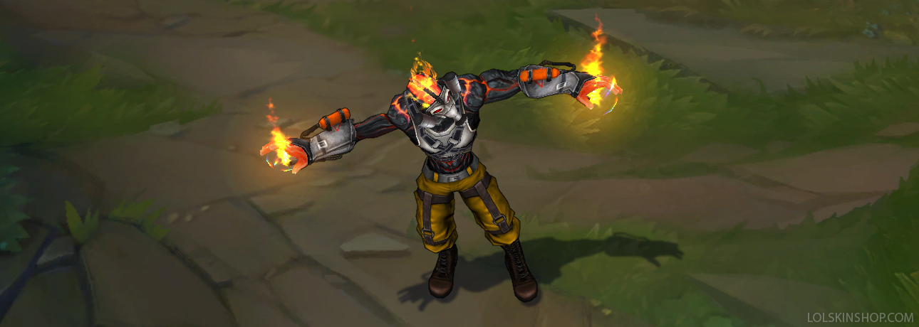 Apocalyptic Brand skin for league of legends ingame picture