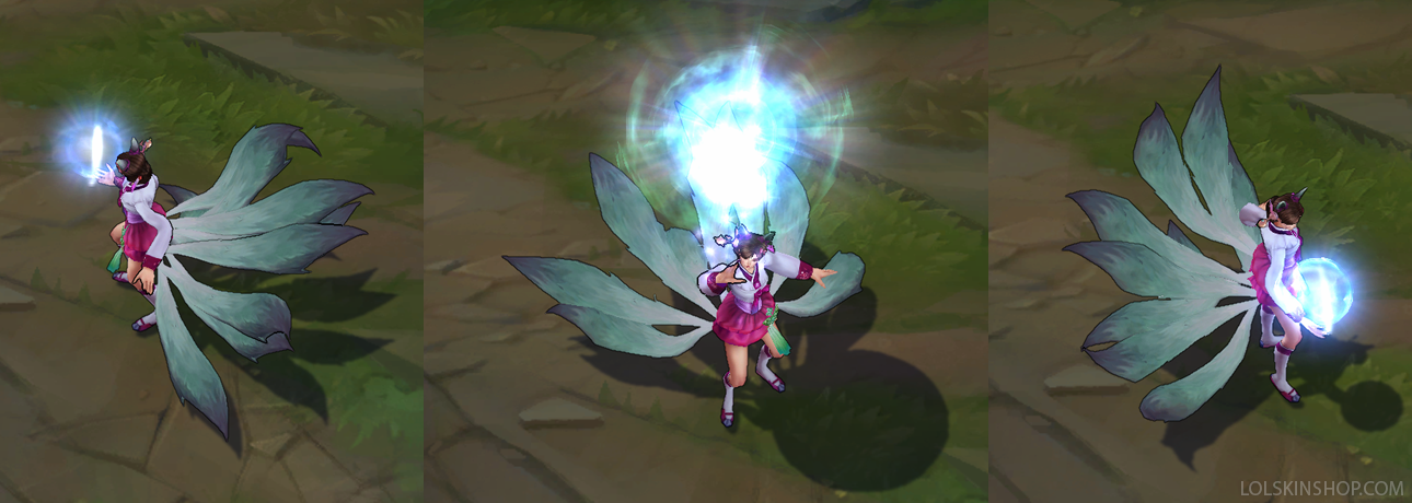 Dynasty Ahri skin for league of legends ingame picture