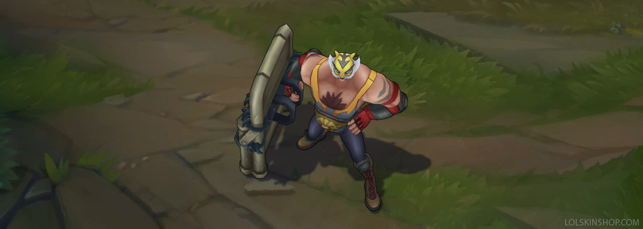El Tigre Braum skin for league of legends ingame picture
