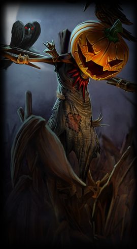 Pumpkinhead Fiddlesticks - League of Legends skin - LoL Skin