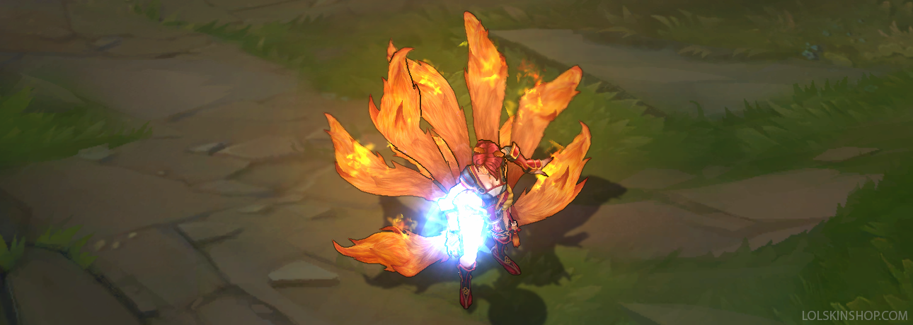 Foxfire Ahri skin for league of legends ingame picture