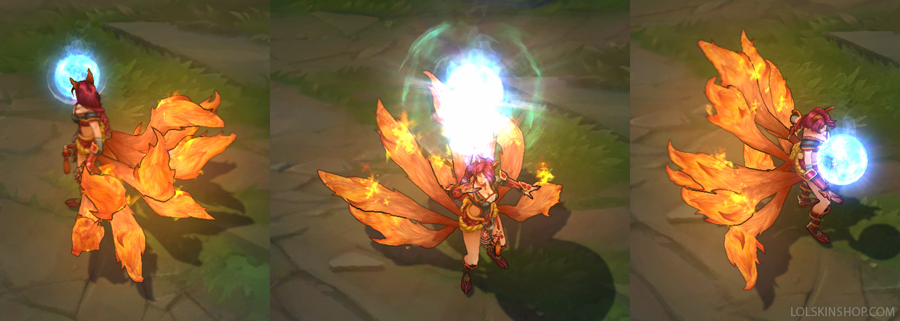 Foxfire Ahri skin for league of legends ingame picture