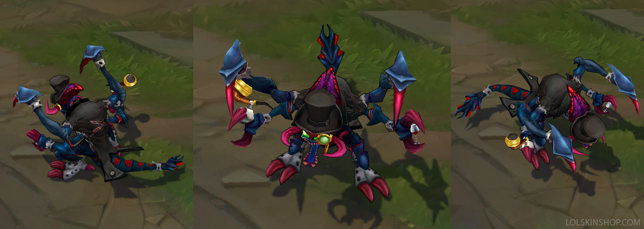 Gentleman Cho'Gath skin for league of legends ingame picture.