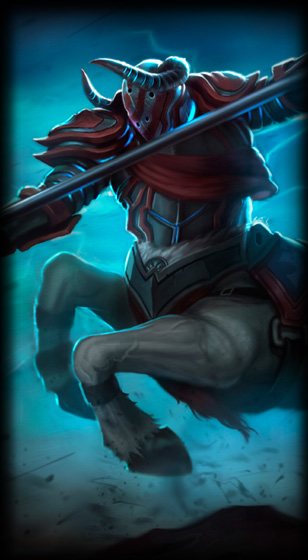 Blood Knight Hecarim skin for League of Legends ingame picture splash art