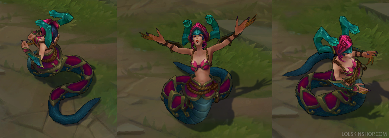 Jade Fang Cassiopeia skin for league of legends ingame picture