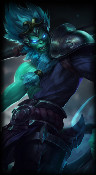 Underworld Wukong skin for league of legends ingame picture splash art