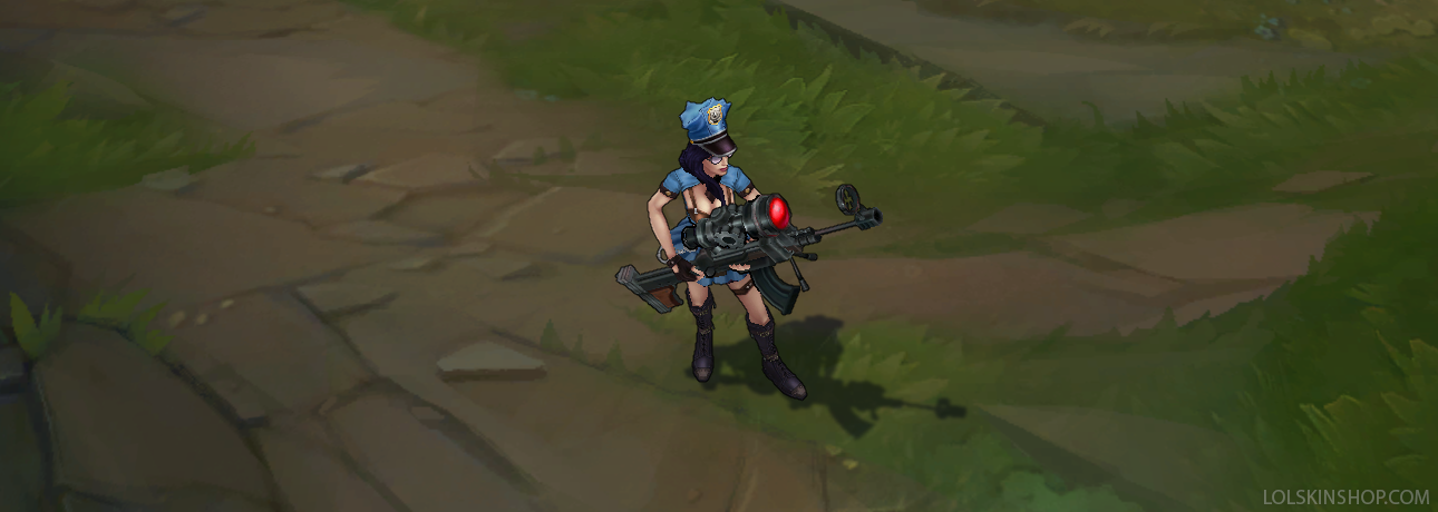 Officer Caitlyn skin for league of legends ingame picture