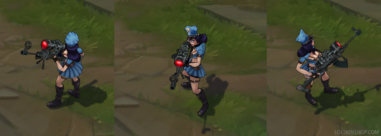 Officer Caitlyn skin for league of legends ingame picture