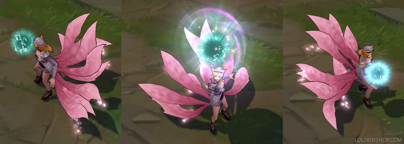 Popstar Ahri skin for league of legends ingame picture