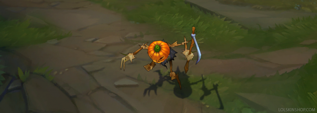 Pumpkinhead Fiddlesticks - League of Legends skin - LoL Skin