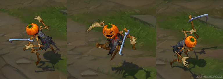 Pumpkinhead Fiddlesticks - League of Legends skin - LoL Skin