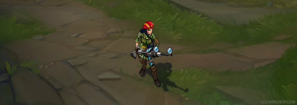 Resistance Caitlyn - League of Legends skin - LoL Skin