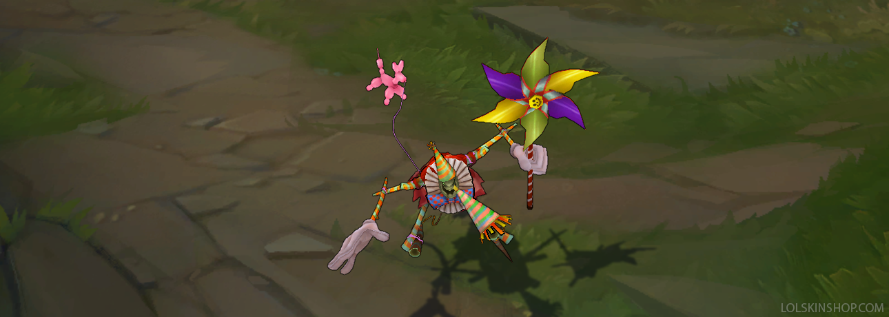 Surprise Party Fiddlesticks skin for league of legends ingame picture