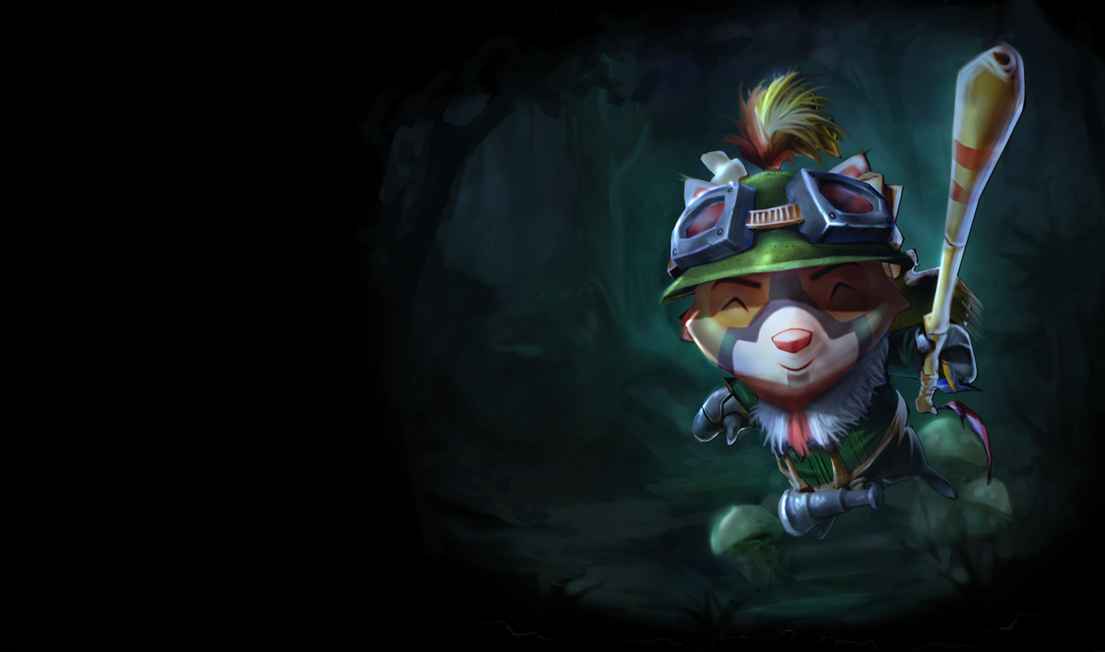 Badger Teemo skin for League of Legends ingame picture splash art.