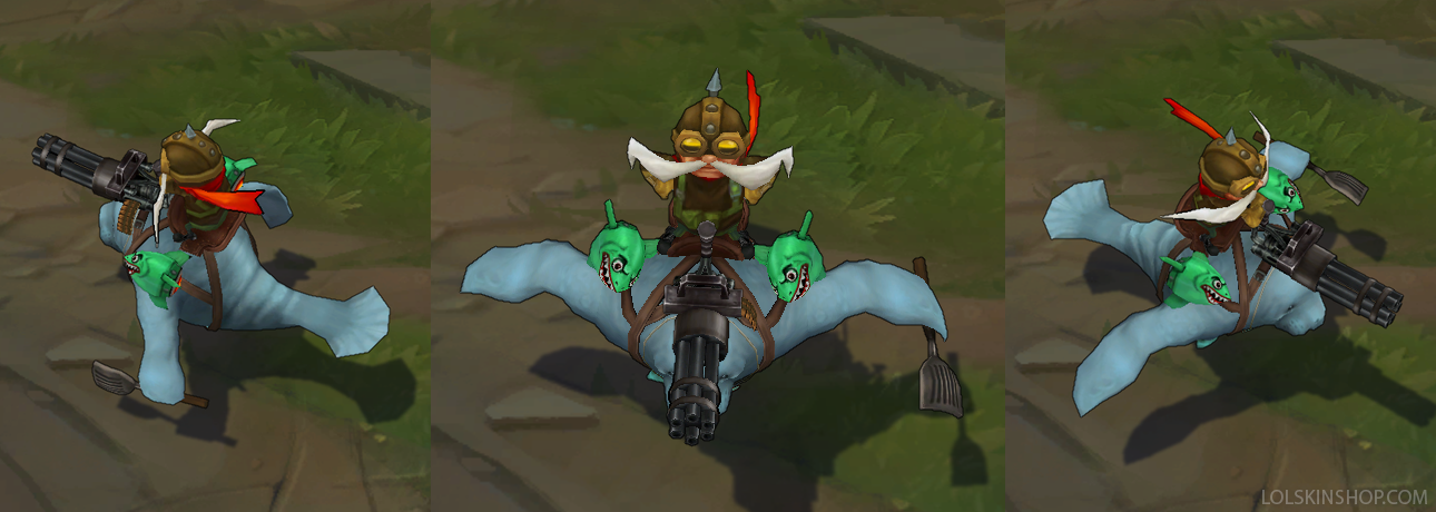 Urfrider Corki skin for league of legends ingame picture