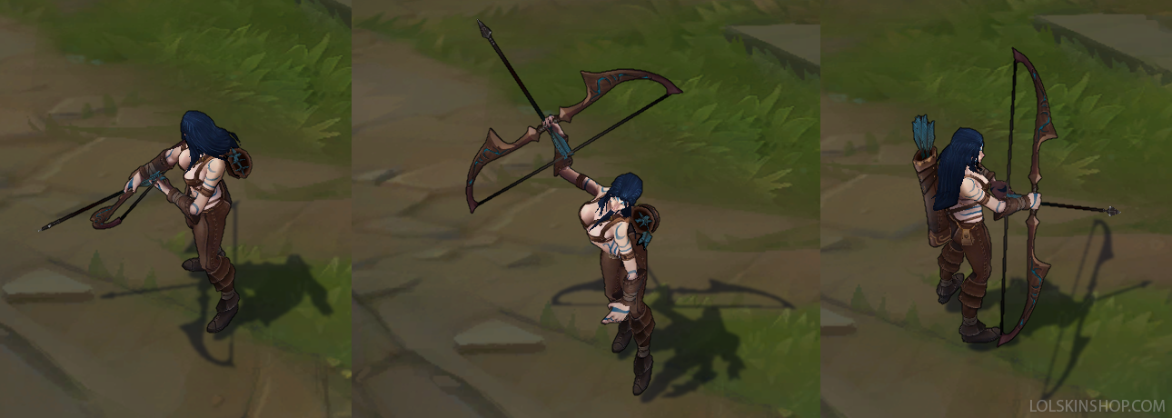 Woad Ashe, skin spotlight, Ashe skins, lol Ashe, Ashe lol