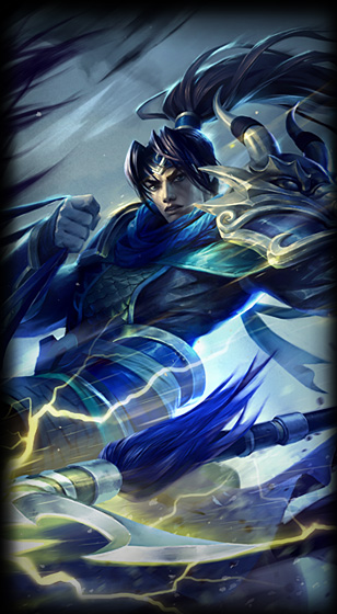 Warring Kingdoms Xin Zhao skin for League of Legends ingame picture splash art