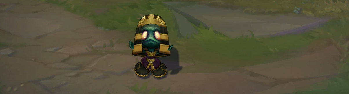 Pharaoh Amumu skin for league of legends ingame picture