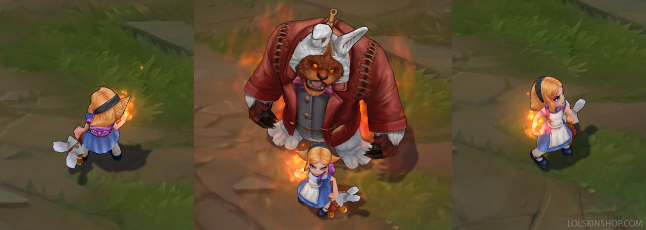 Annie In Wonderland skin for league of legends ingame picture