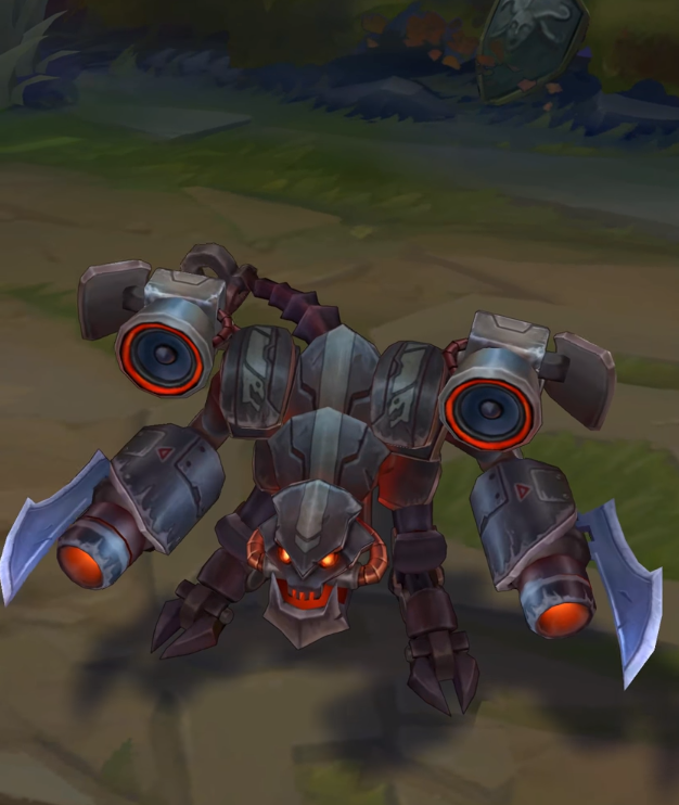 Battlecast Prime Cho'Gath skin for league of legends ingame picture