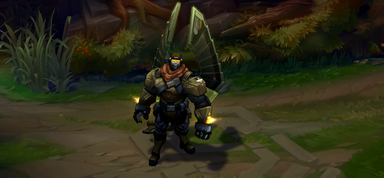 commando galio skin for league of legends ingame picture