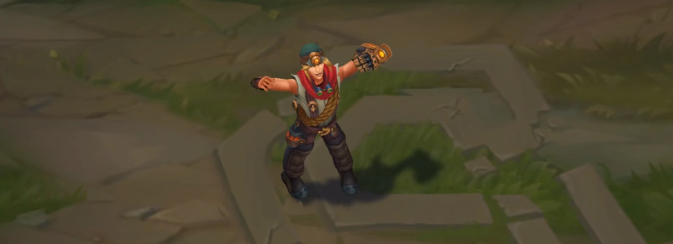 explorer ezreal skin for league of legends ingame picture