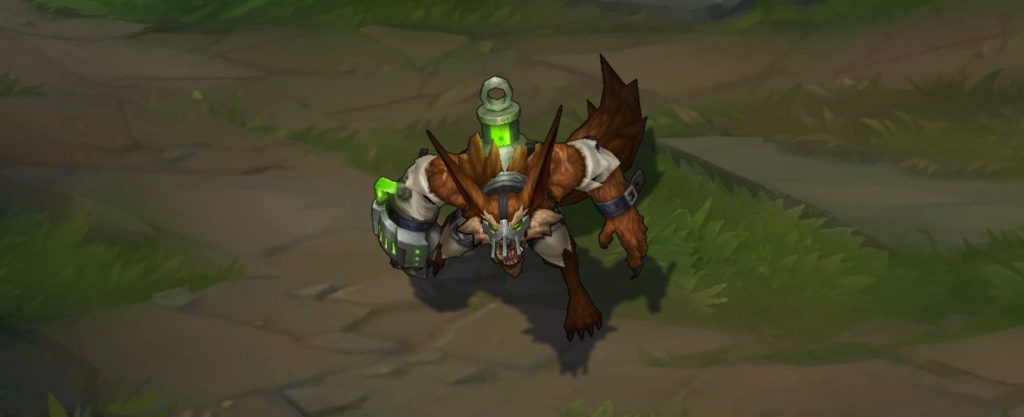 Feral Warwick - League of Legends skin - LoL Skin