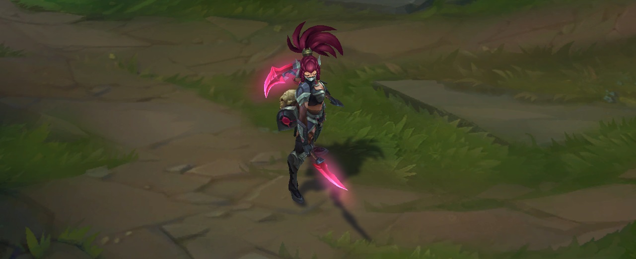 headhunter akali skin for league of legends ingame picture