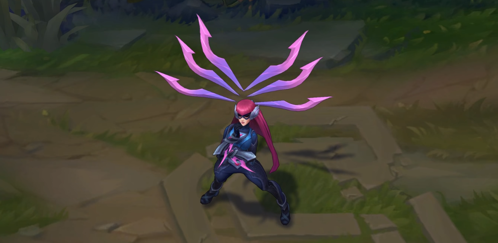 infiltrator irelia skin for league of legends ingame picture