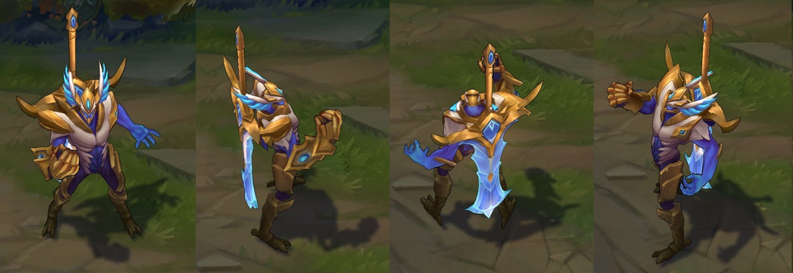 justicar aatrox skin for league of legends ingame picture