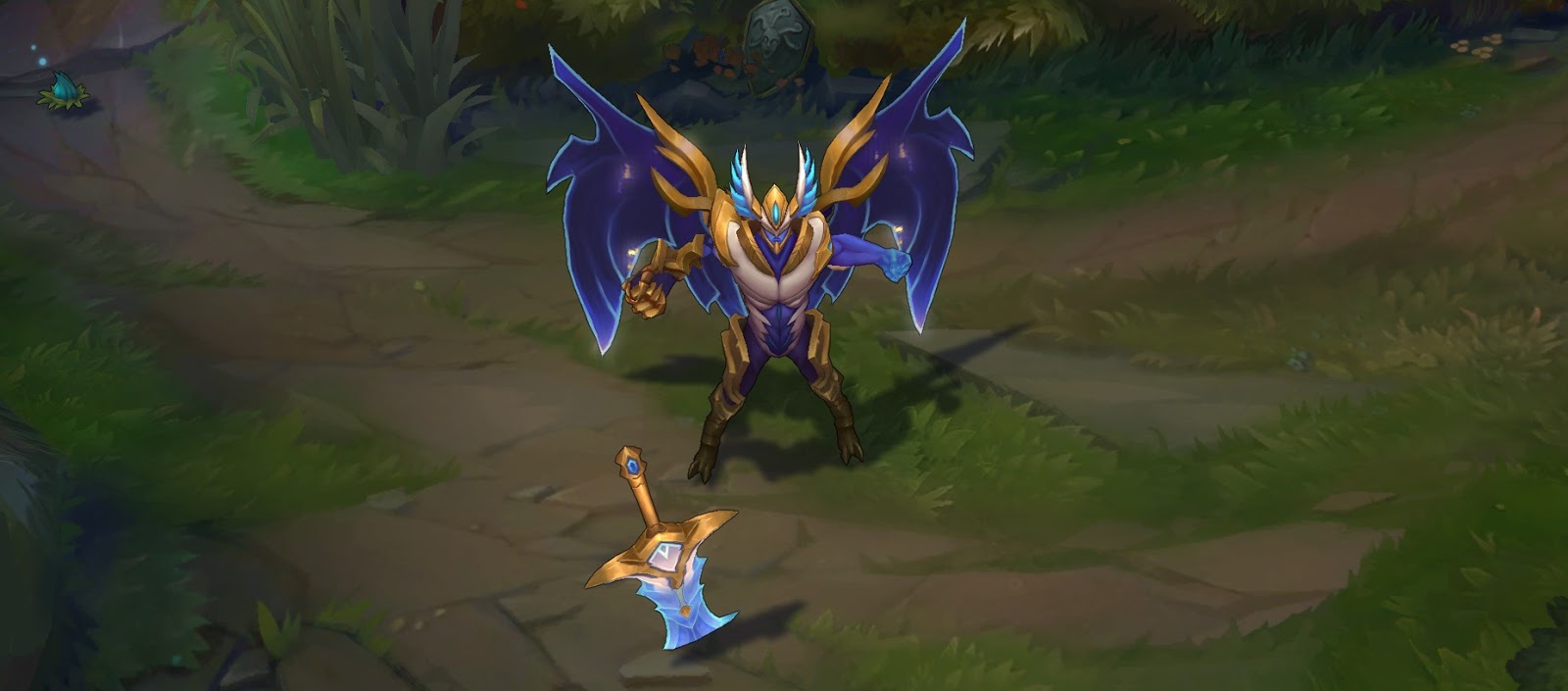 justicar aatrox skin for league of legends ingame picture