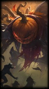 Pumpkinhead Fiddlesticks - League of Legends skin - LoL Skin