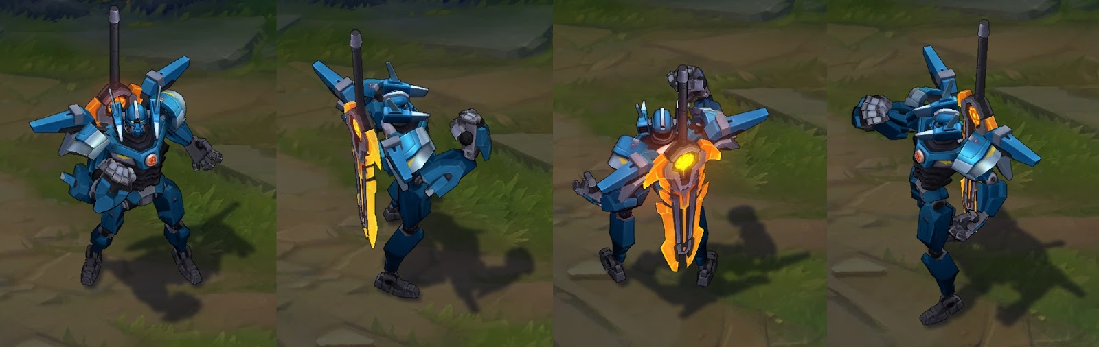mecha aatrox skin for league of legends ingame picture