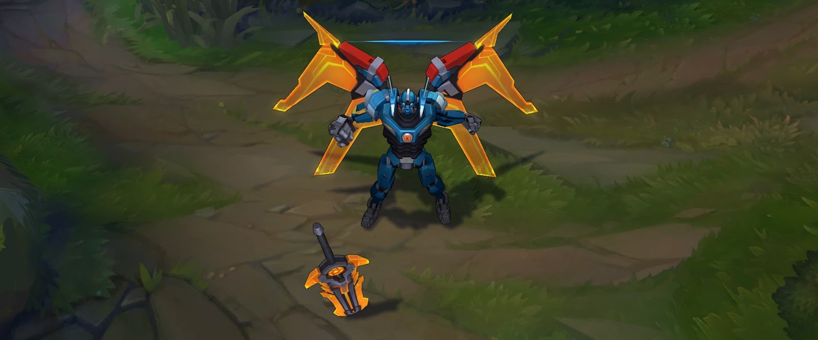 mecha aatrox skin for league of legends ingame picture