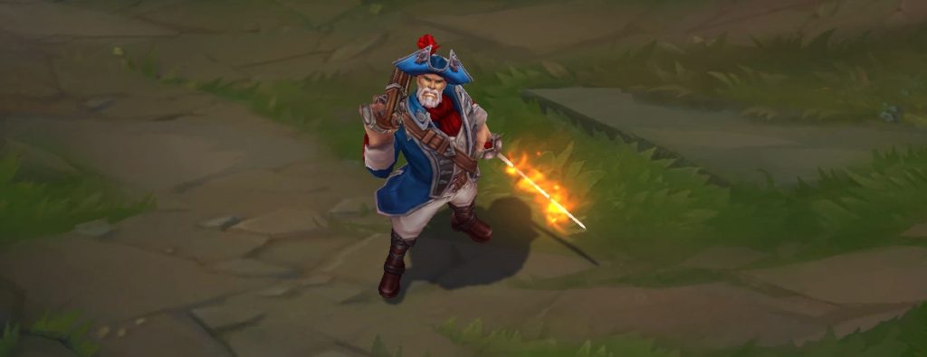Minuteman Gangplank - League of Legends skin - LoL Skin
