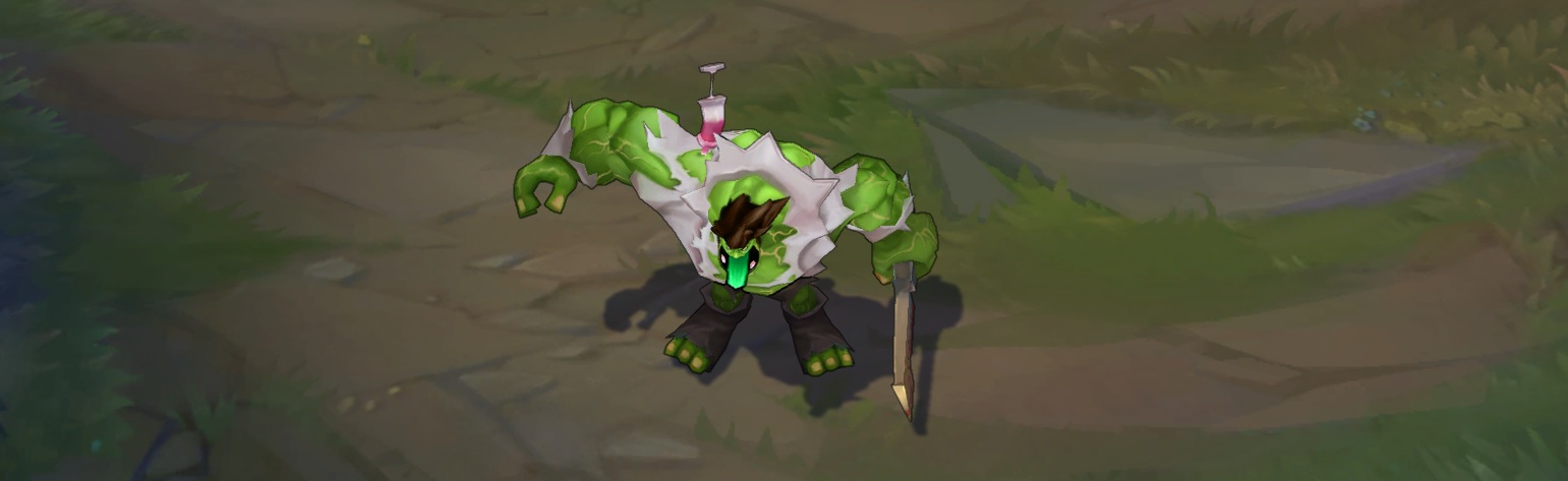 Toxic Dr Mundo skin for league of legends ingame picture