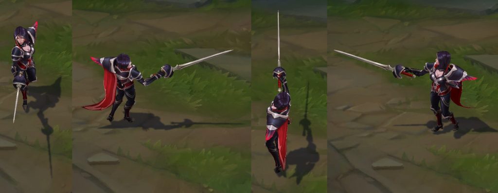 Nightraven Fiora - League of Legends skin - LoL Skin