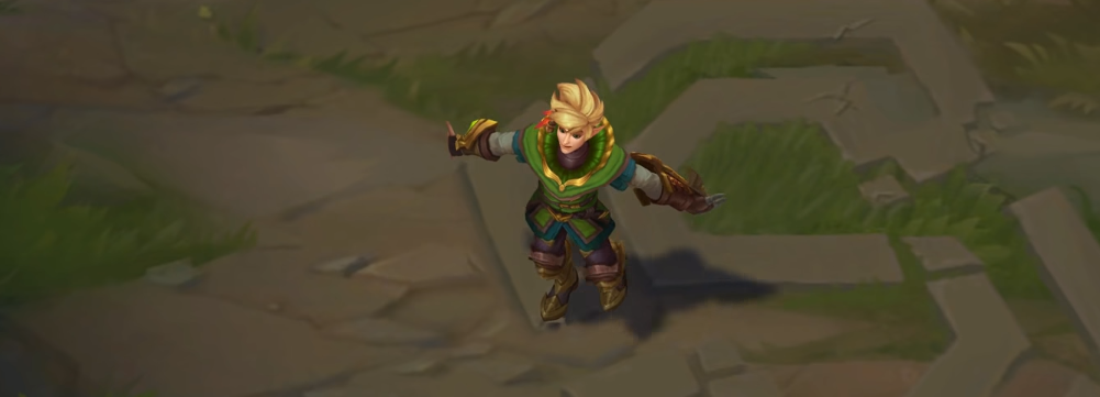 nottingham ezreal skin for league of legends ingame picture