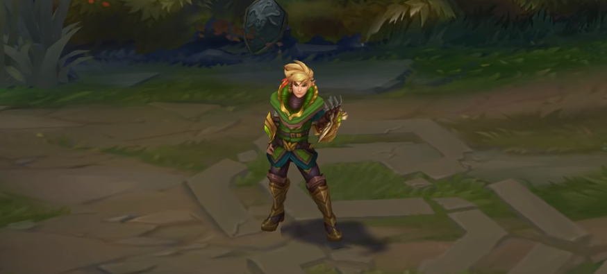 nottingham ezreal skin for league of legends ingame picture