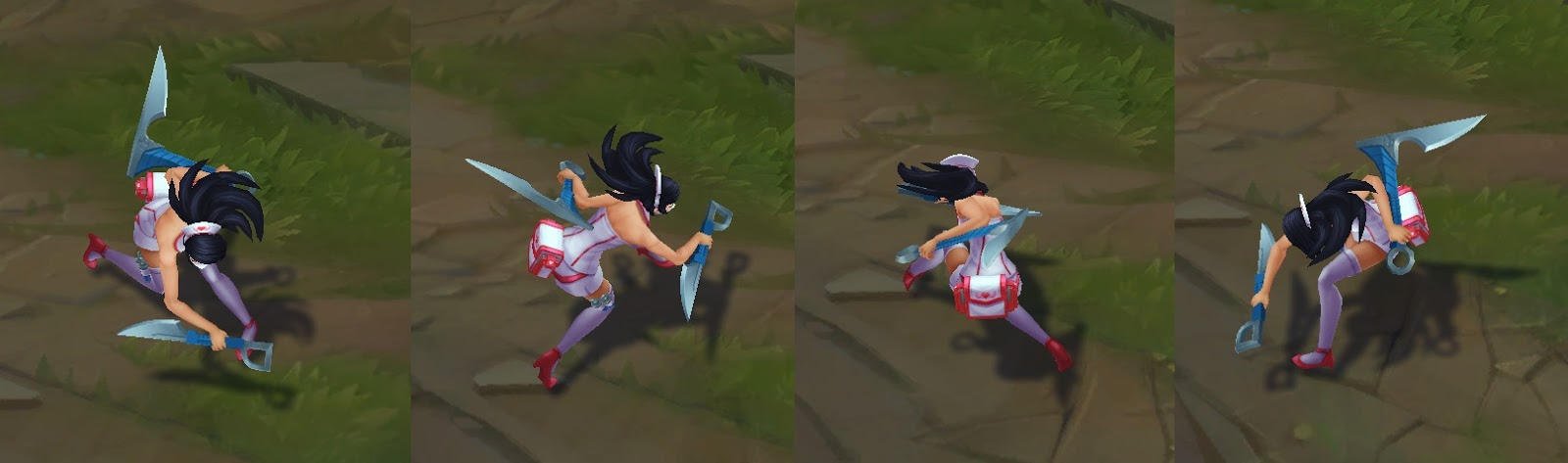 nurse akali skin for league of legends ingame picture