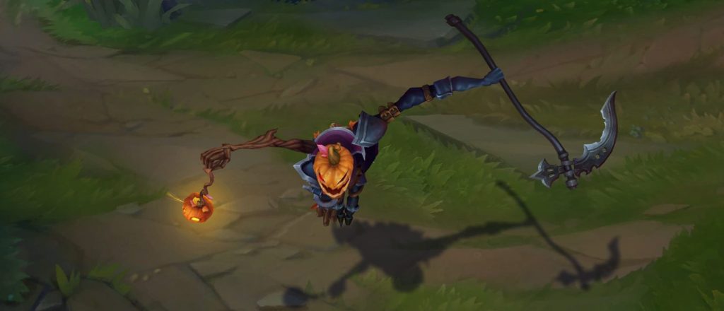 Pumpkinhead Fiddlesticks - League of Legends skin - LoL Skin