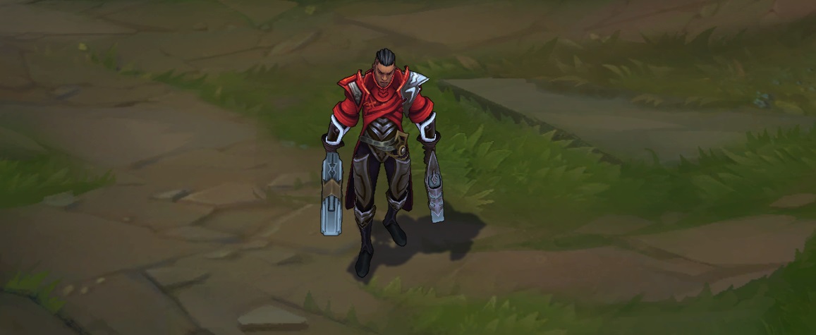 Lucian chroma pack skin for league of legends ingame picture splash art