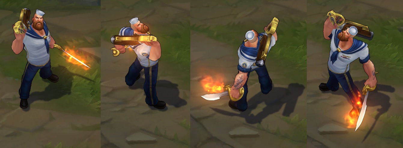 Sailor Gangplank Skin