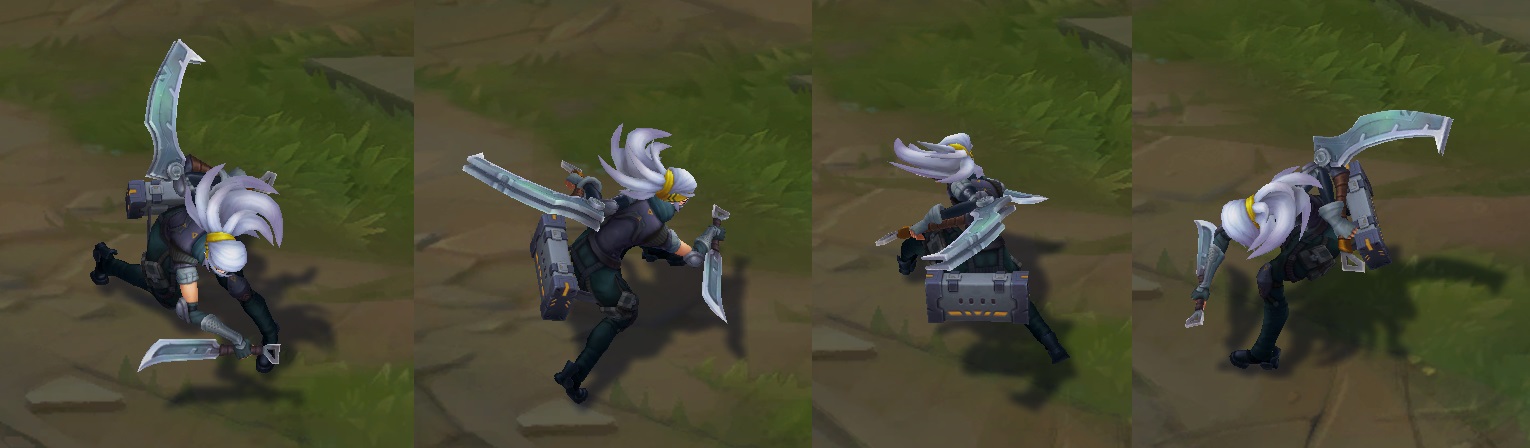 silverfang akali skin for league of legends ingame picture