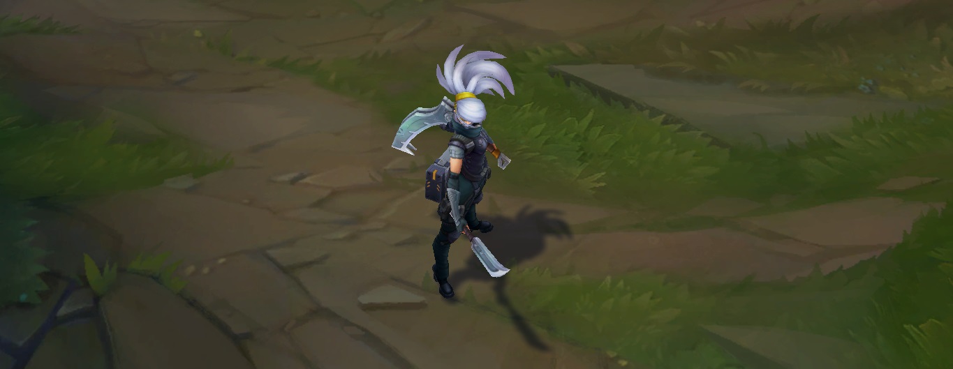 silverfang akali skin for league of legends ingame picture