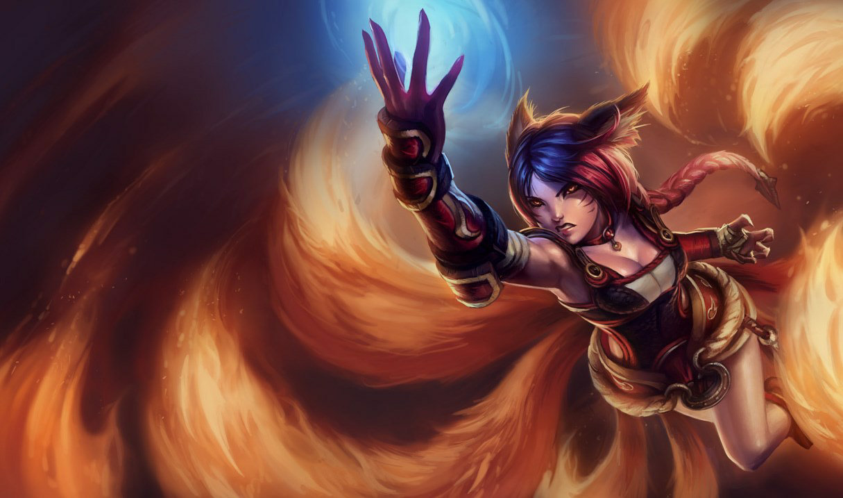 splash art foxfire ahri